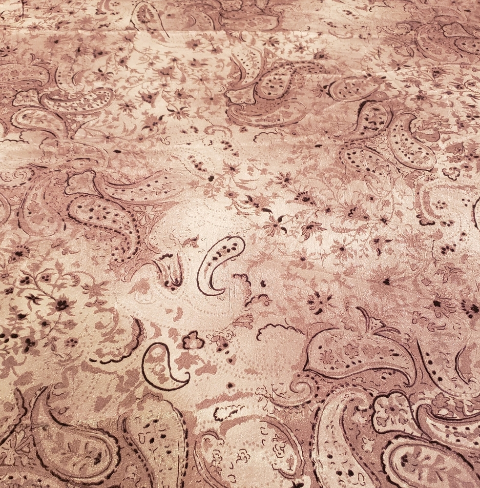 Shades of Purple Paisley Fabric